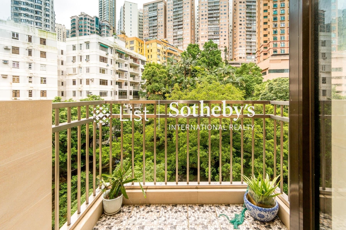 Park View Court 恒柏園 | Balcony off Living and Dining Room