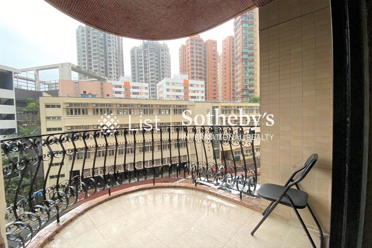 Park View Court 恒柏園 | Balcony off Living and Dining Room
