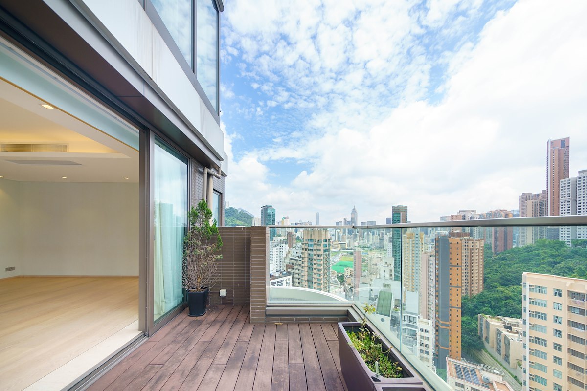 Regent Hill 壹銮 | Balcony off Living and Dining Room