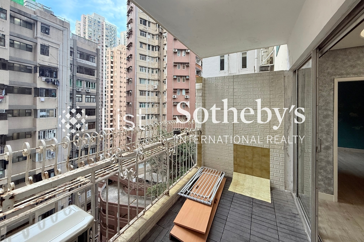 Emerald Court 翡翠樓 | Balcony off Living and Dining Room