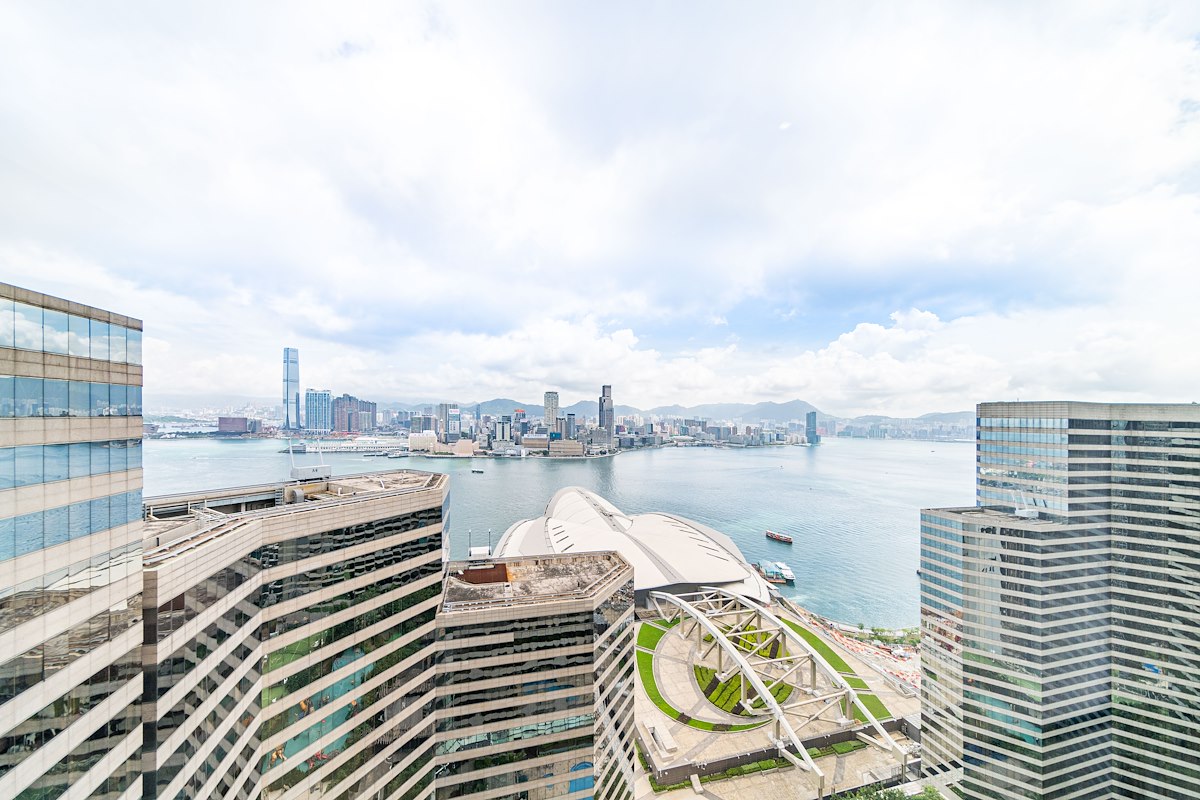 Convention Plaza Apartments 會展中心 會景閣 | View from Living Room and Dining room 