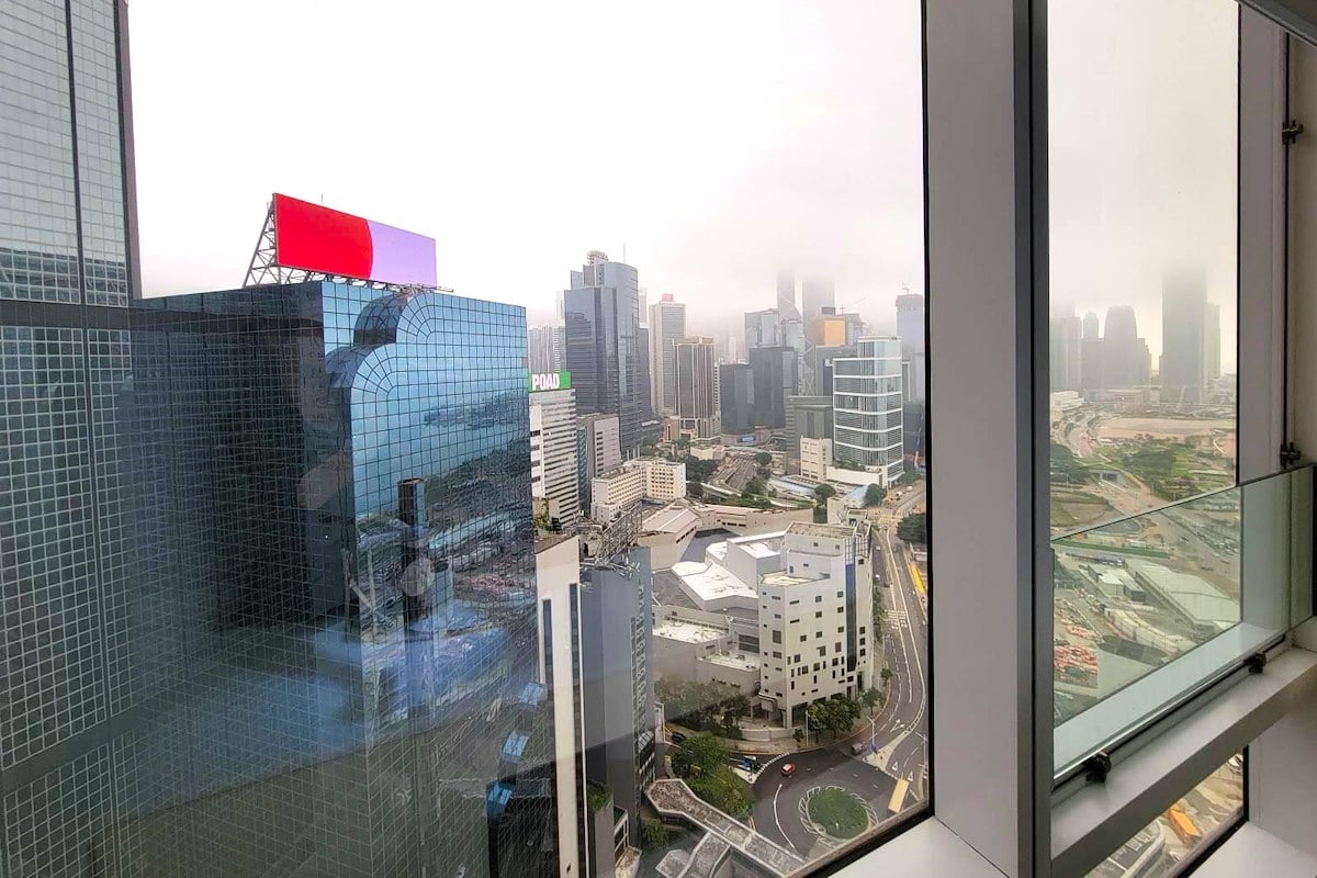 Convention Plaza Apartments 會展中心 會景閣 | View from Master Bedroom