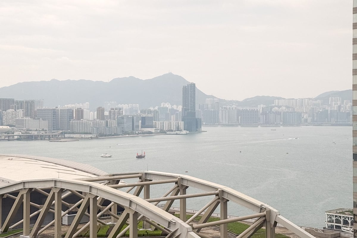 Convention Plaza Apartments 會展中心 會景閣 | View from Living and Dining Room