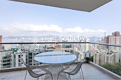 Po Shan Mansions 宝城大厦 | Balcony off Living and Dining Room