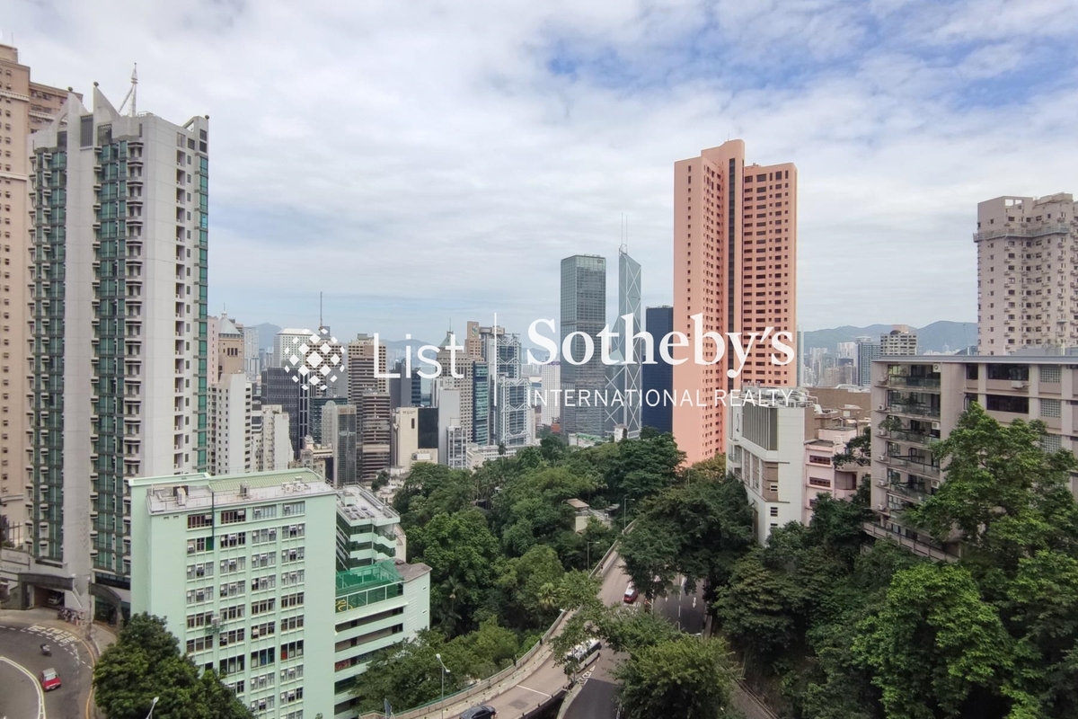 Robinson Garden Apartment 羅便臣花園大廈 | View from Balcony off Living and Dining Room