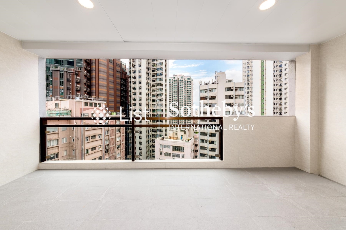 Alpine Court 嘉賢大廈 | Balcony off Living and Dining Room