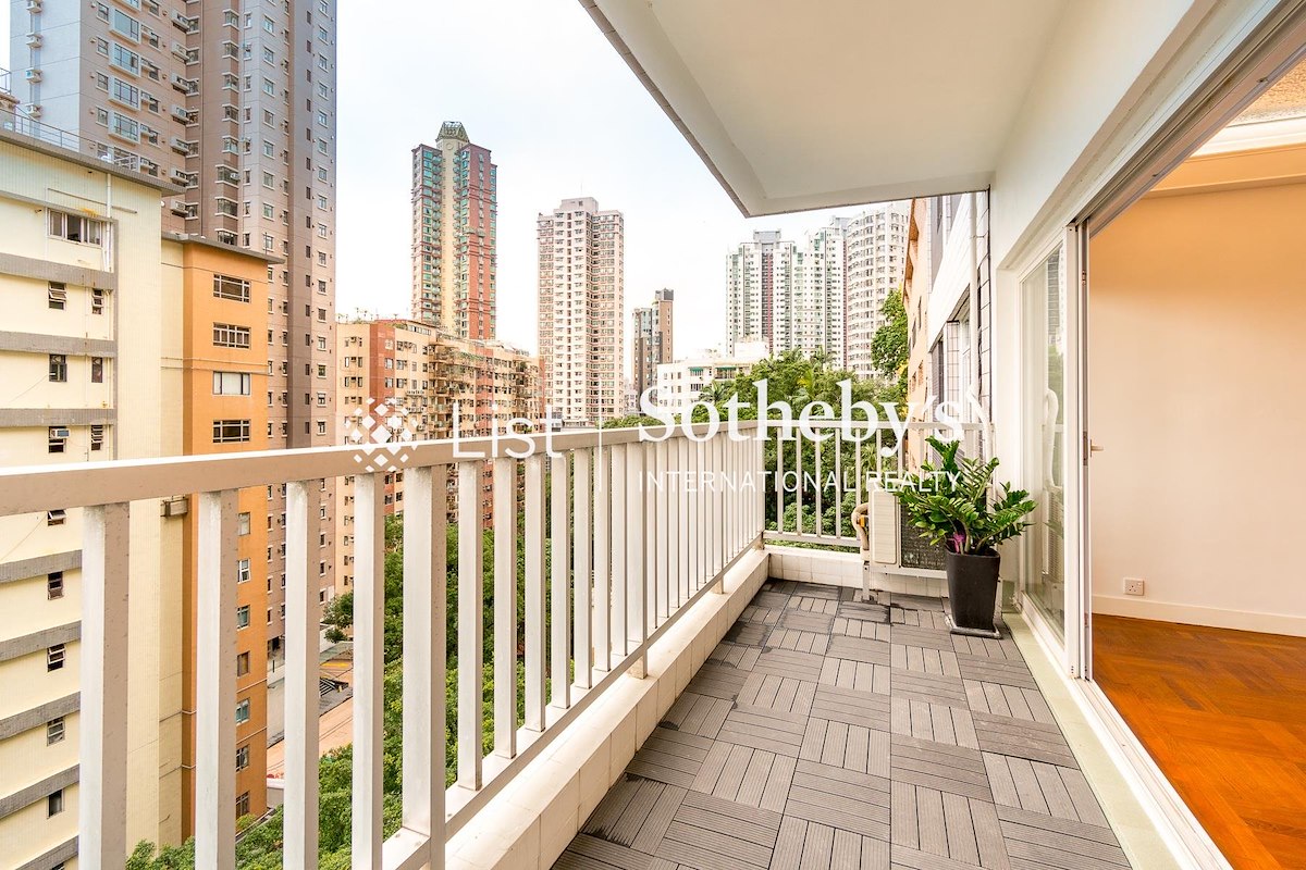 Richmond Court 麗澤園 | Balcony off Living and Dining Room