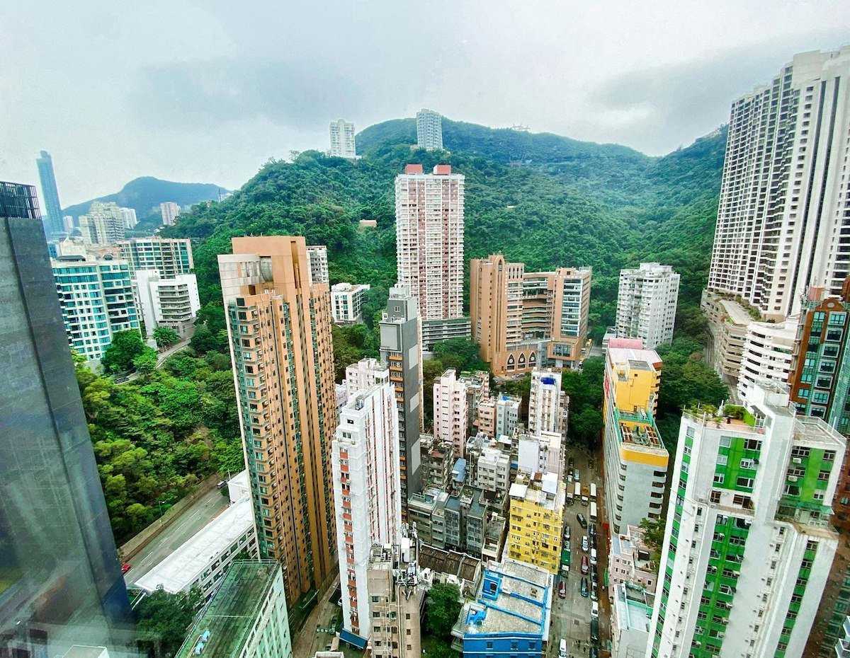 One Wanchai 壹環 | View from Living and Dining Room