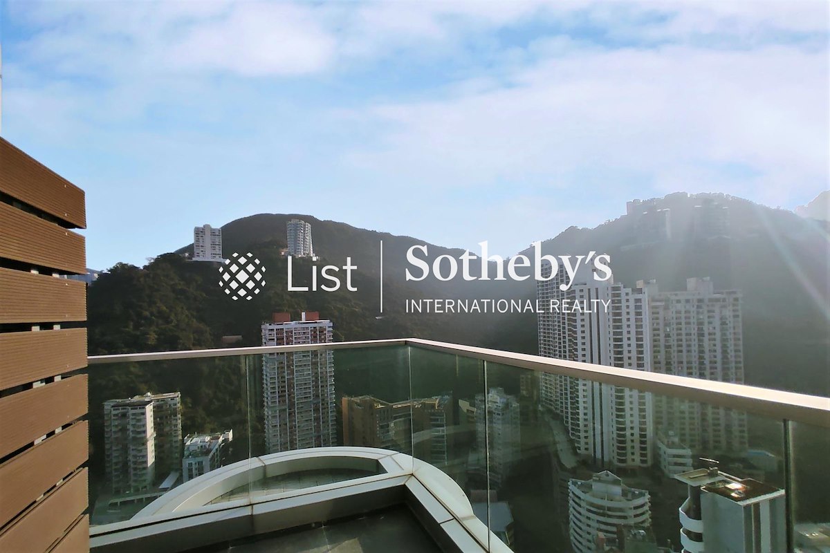 One Wanchai 壹环 | Balcony off Living and Dining Room