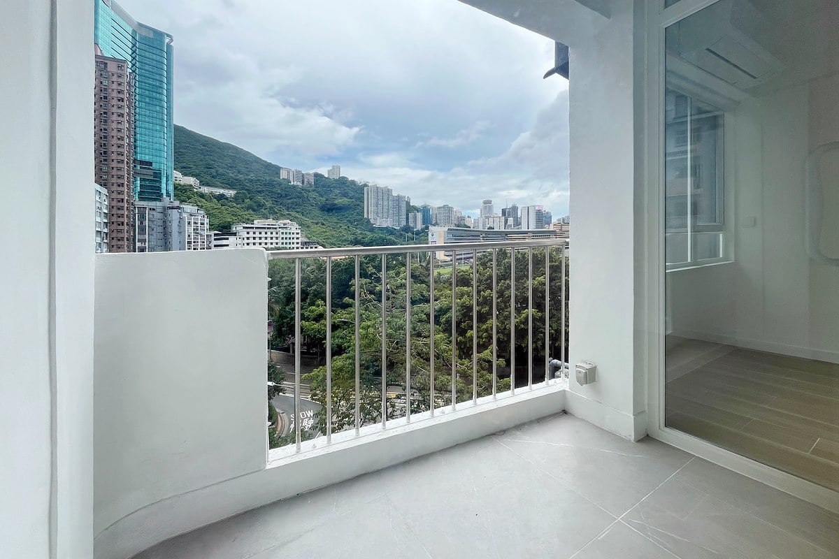 Happy Mansion 快活大厦 | Balcony off Living and Dining Room