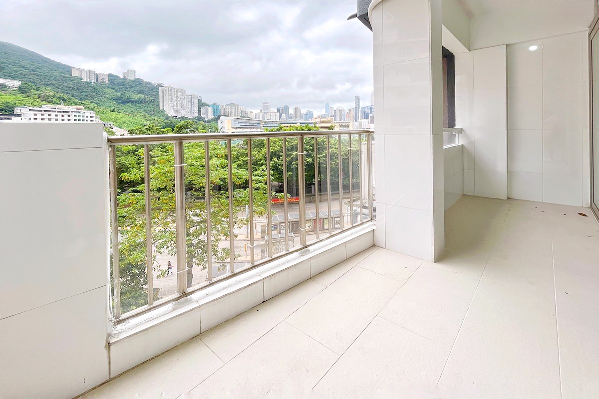 Happy Mansion 快活大廈 | Balcony off Living and Dining Room