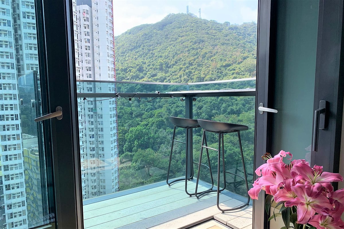 The Hudson 浚峰 | Balcony off Living and Dining Room