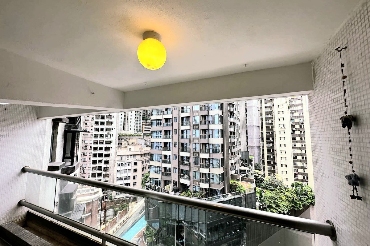 Albron Court 豐樂閣 | Balcony off Living and Dining Room