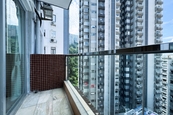Shan Kwong Towers 山光苑 | Balcony off Living and Dining Room