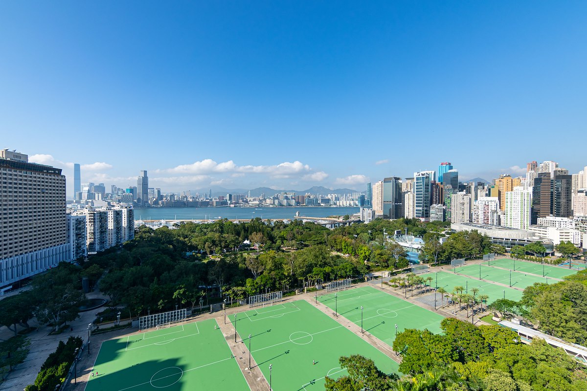 Bay View Mansion 灣景樓 | View from Living and Dining Room