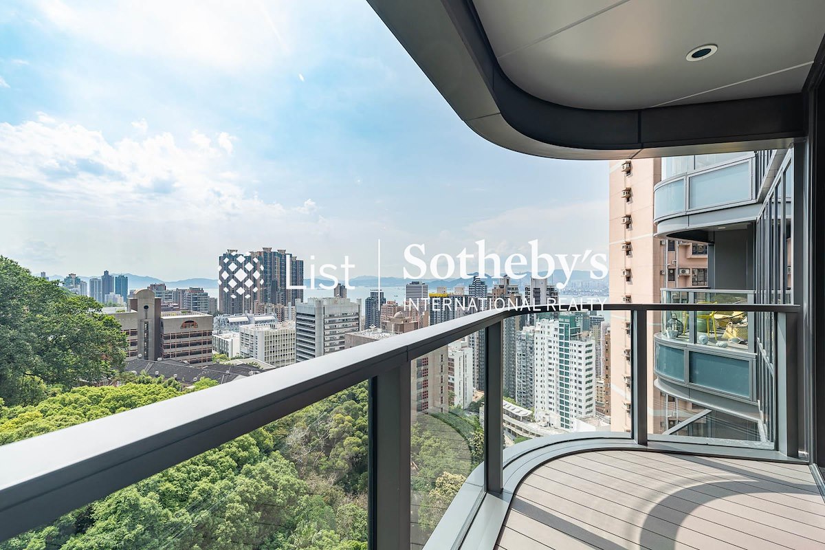 University Heights 大學閣 | Balcony off Living and Dining Room