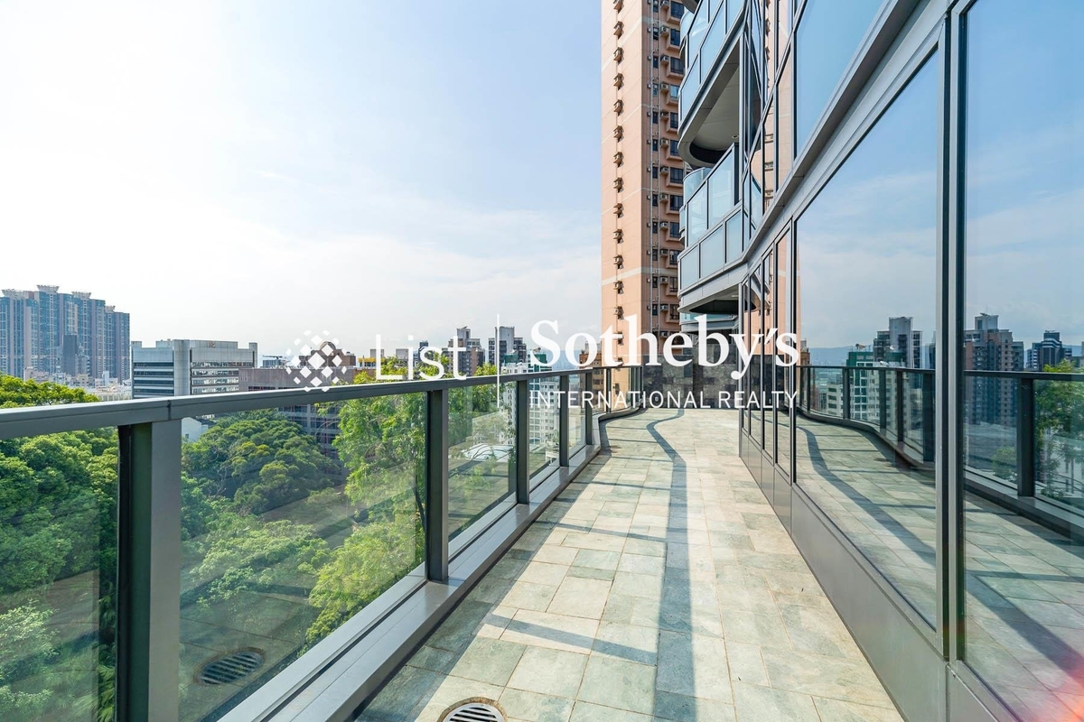 University Heights 大學閣 | Balcony off Living and Dining Room