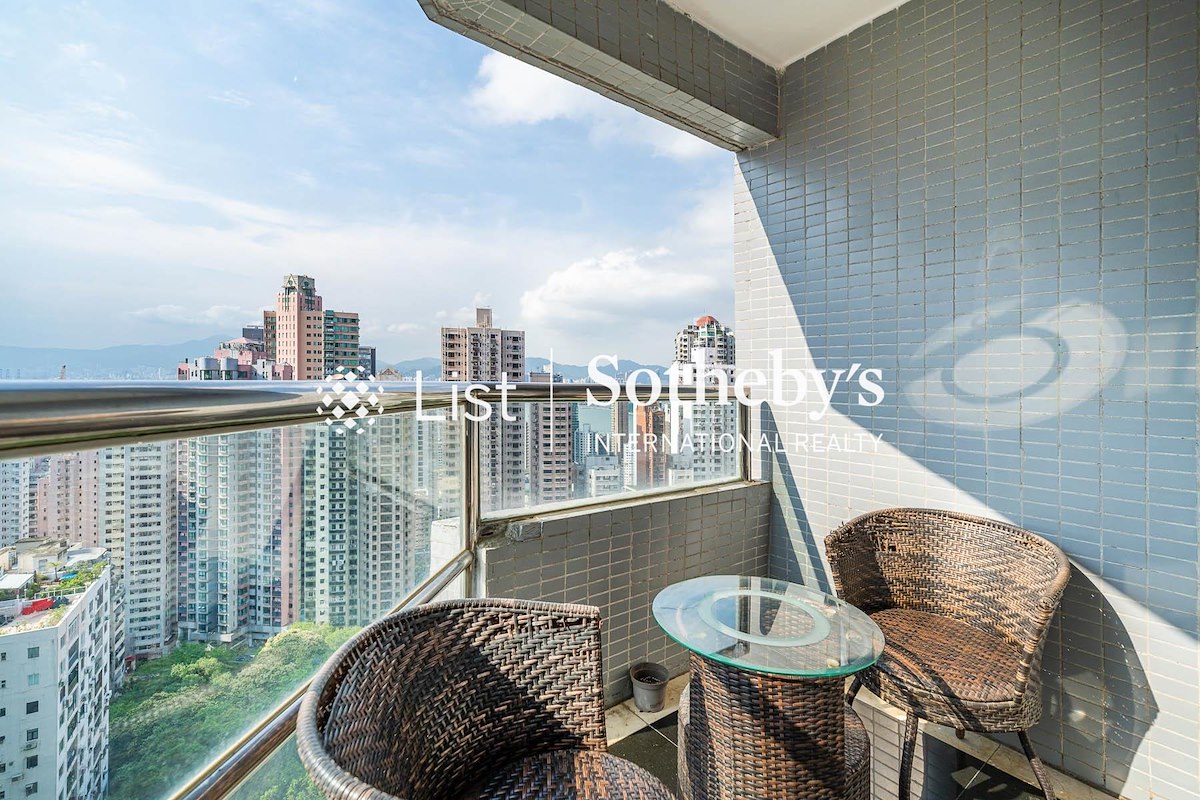 Serene Court 秀麗閣 | Balcony off Living and Dining Room