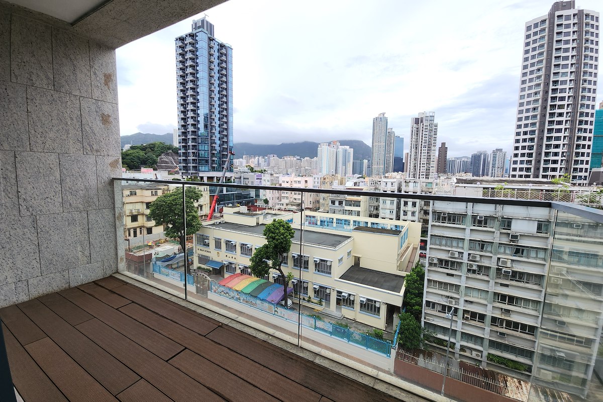 The Grandeur 龍苑 | Balcony off Living and Dining Room