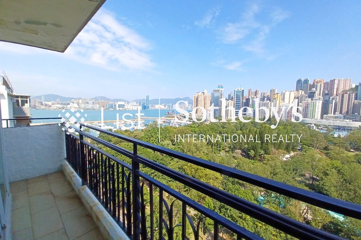 Chesterfield Mansion 東寧大廈 | Balcony off Living and Dining Room