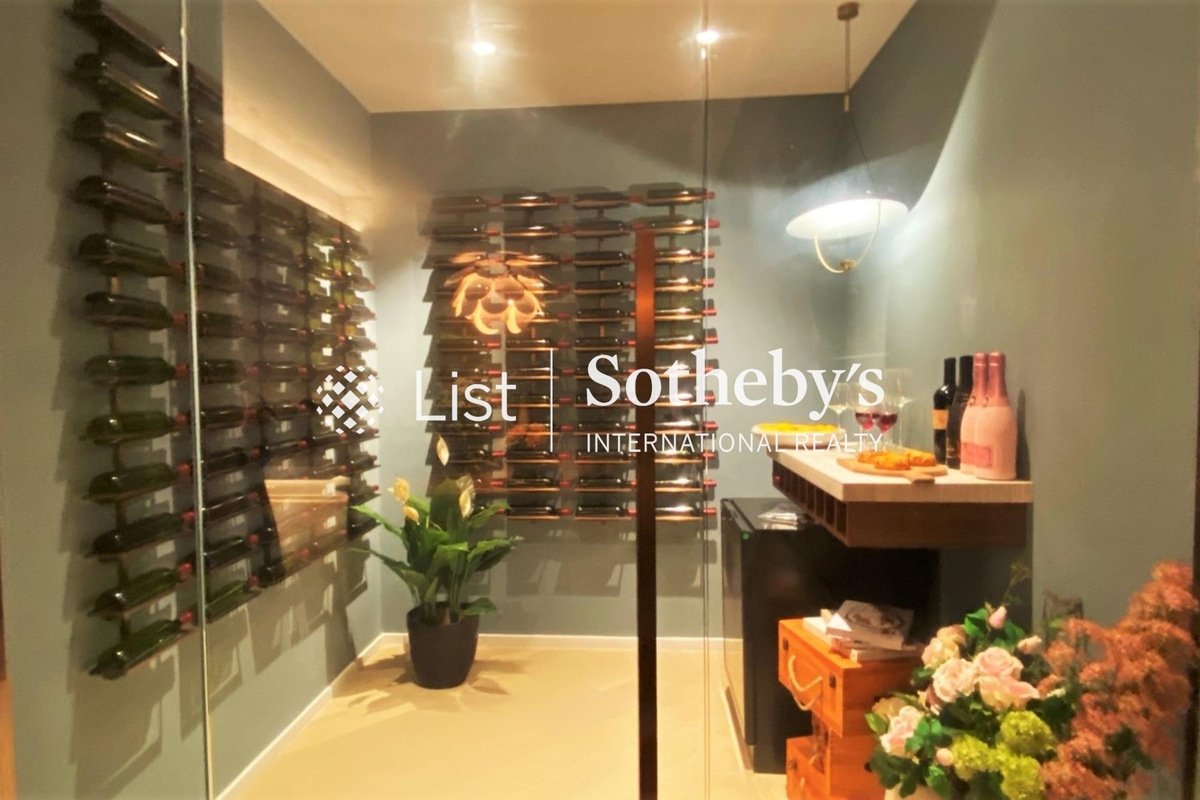 Mount Pavilia 傲瀧 | Wine Cellar in Living and Dining Room