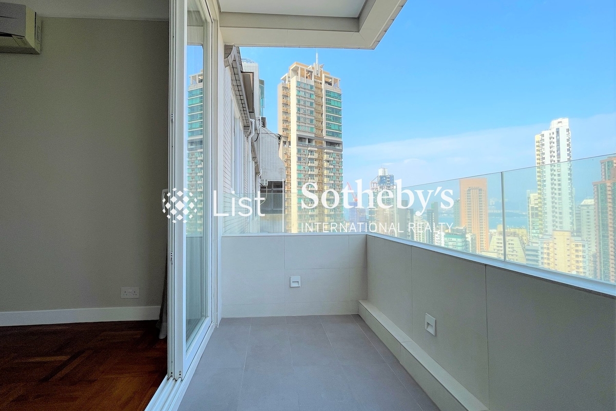 Winner Court 榮華閣 | Balcony off Living and Dining Room