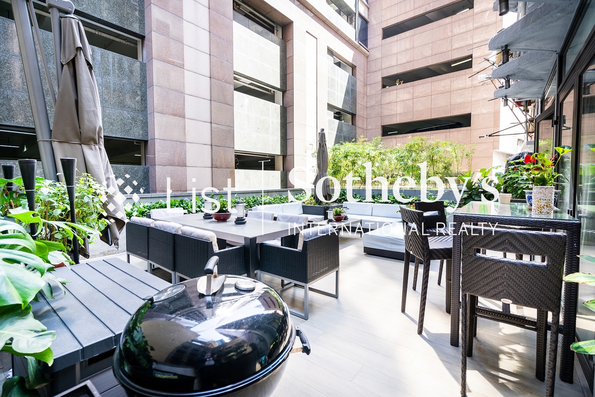 Mandarin Building 文華大廈 | Private Terrace off Living and Dining Room