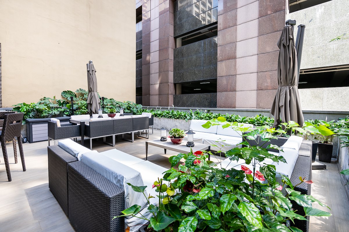 Mandarin Building 文華大廈 | Private Terrace off Living and Dining Room