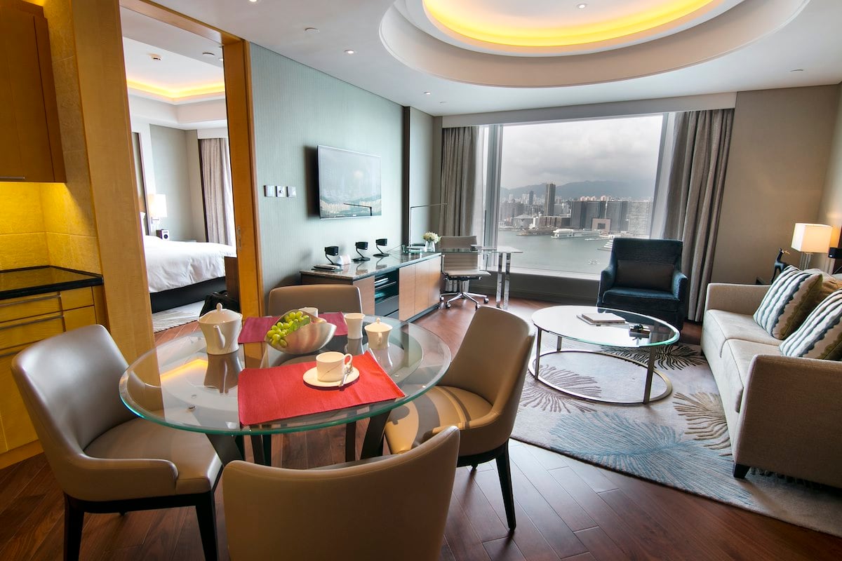 Four Seasons Place 四季匯 | Living and Dining Room